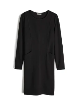 GATE Dzianinowa sukienka z kieszeniami| Kategorie·Sukienki