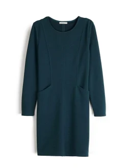 GATE Dzianinowa sukienka z kieszeniami| Kategorie·Sukienki