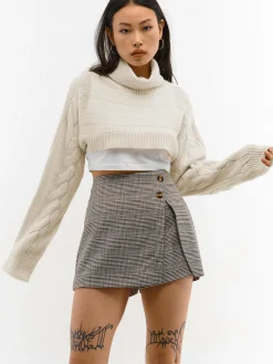 GATE Dzianinowy golf| Koszulki I Topy·Golfy|Swetry I Bluzy·Swetry