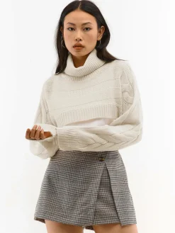 GATE Dzianinowy golf| Koszulki I Topy·Golfy|Swetry I Bluzy·Swetry