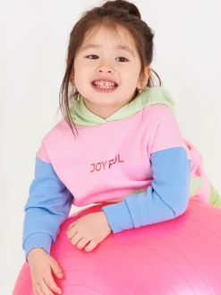 GATE Dziewczęca bluza oversize z kapturem i blokami kolorów|Dzieci Dziewczynki·Bluzki