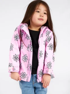 GATE Dziewczęca kurtka softshellowa z kwiatowym nadrukiem|Dzieci Dziewczynki·Ostatnie Sztuki Ubrania Dla Dziewczynek|Dziewczynki·Kurtki I Płaszcze