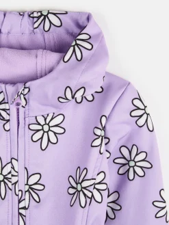 GATE Dziewczęca kurtka softshellowa z kwiatowym nadrukiem|Dzieci Dziewczynki·Kurtki I Płaszcze