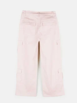 GATE Dziewczęce szerokie spodnie z kieszeniami|Dzieci Dziewczynki·Spodnie I Legginsy