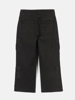 GATE Dziewczęce szerokie spodnie z kieszeniami|Dzieci Dziewczynki·Spodnie I Legginsy