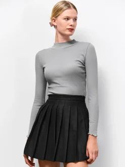 GATE Żebrowany sweter z golfem| Koszulki I Topy·Golfy