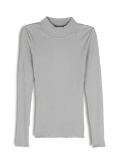 GATE Żebrowany sweter z golfem| Koszulki I Topy·Golfy