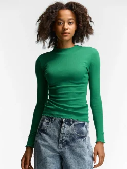 GATE Żebrowany sweter z golfem| Koszulki I Topy·Golfy