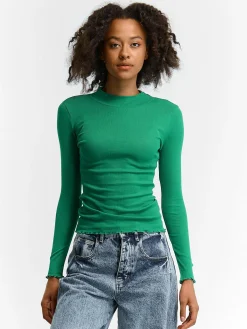 GATE Żebrowany sweter z golfem| Koszulki I Topy·Golfy