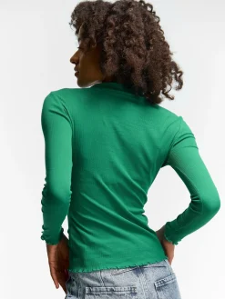 GATE Żebrowany sweter z golfem| Koszulki I Topy·Golfy