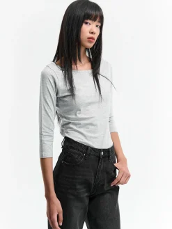 GATE Elastyczna koszulka| Koszulki I Topy·Koszulki