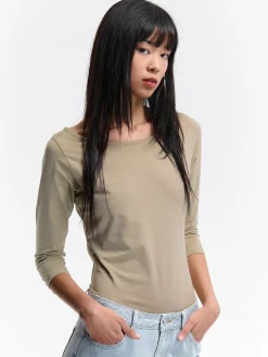 GATE Elastyczna koszulka| Koszulki I Topy·Koszulki