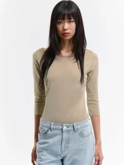 GATE Elastyczna koszulka| Koszulki I Topy·Koszulki