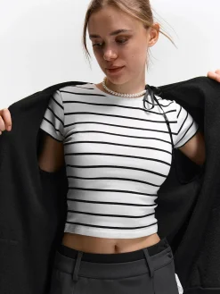 GATE Elastyczna koszulka| Koszulki I Topy·Koszulki