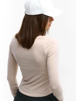 GATE Elastyczna koszulka z dekoltem w kształcie litery V| Koszulki I Topy·Koszulki