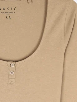 GATE Elastyczna koszulka zapinana na guziki| Koszulki I Topy·Koszulki