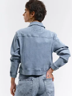 GATE Elastyczna kurtka jeansowa| Kurtki I Płaszcze·Kurtki Przejściowe