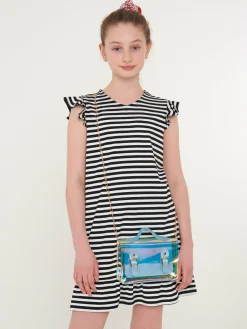 GATE Elastyczna sukienka w paski|Dzieci Dziewczynki·Sukienki