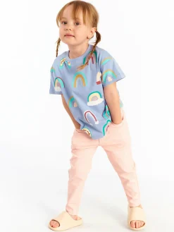 GATE Elastyczne, proste, wąskie jeansy|Dzieci Dziewczynki·Spodnie I Legginsy