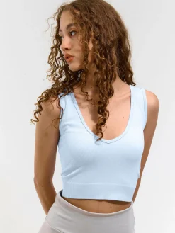 GATE Elastyczny, bezszwowy top bez rękawów| Koszulki I Topy·Podkoszulki ☀️
