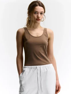 GATE Elastyczny top na ramiączkach| Koszulki I Topy·Podkoszulki ☀️