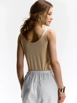 GATE Elastyczny top na ramiączkach| Koszulki I Topy·Podkoszulki ☀️