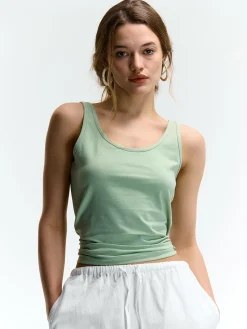 GATE Elastyczny top na ramiączkach| Koszulki I Topy·Podkoszulki ☀️