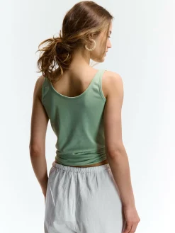 GATE Elastyczny top na ramiączkach| Koszulki I Topy·Podkoszulki ☀️