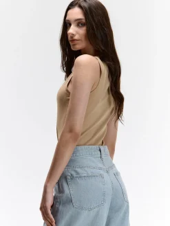 GATE Elastyczny top na ramiączkach| Koszulki I Topy·Podkoszulki ☀️