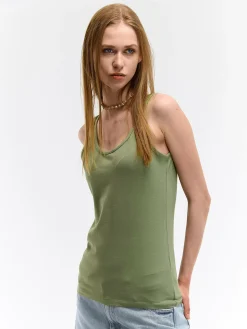 GATE Elastyczny top na ramiączkach| Koszulki I Topy·Podkoszulki ☀️