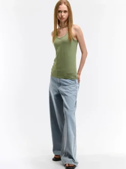 GATE Elastyczny top na ramiączkach| Koszulki I Topy·Podkoszulki ☀️