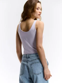 GATE Elastyczny top na ramiączkach| Koszulki I Topy·Podkoszulki ☀️