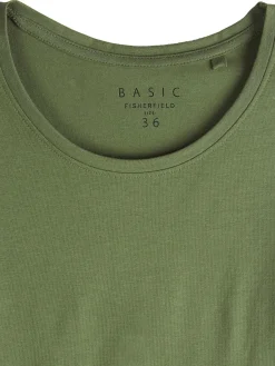 GATE Elastyczny T-shirt z długim rękawem| Koszulki I Topy·Koszulki