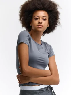 GATE Gładka koszulka| Koszulki I Topy·Koszulki