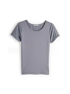 GATE Gładka koszulka| Koszulki I Topy·Koszulki