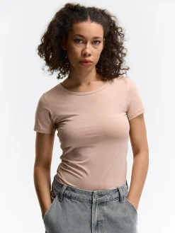 GATE Gładka koszulka| Koszulki I Topy·Koszulki