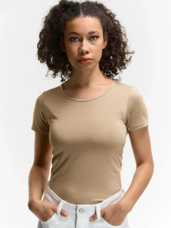 GATE Gładka koszulka| Koszulki I Topy·Koszulki