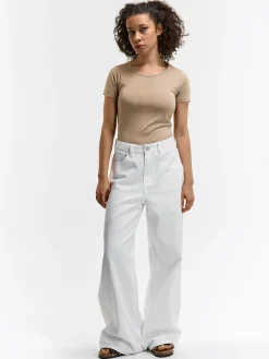 GATE Gładka koszulka| Koszulki I Topy·Koszulki