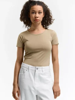 GATE Gładka koszulka| Koszulki I Topy·Koszulki