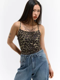 GATE Gładka koszulka z nadrukiem| Koszulki I Topy·Podkoszulki ☀️