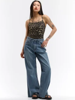 GATE Gładka koszulka z nadrukiem| Koszulki I Topy·Podkoszulki ☀️