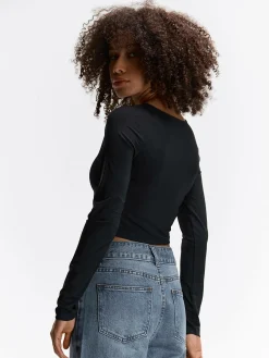 GATE Gładki, krótki top| Koszulki I Topy·Topy|Koszulki I Topy·Crop Top ☀️