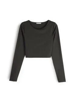 GATE Gładki, krótki top| Koszulki I Topy·Topy|Koszulki I Topy·Crop Top ☀️