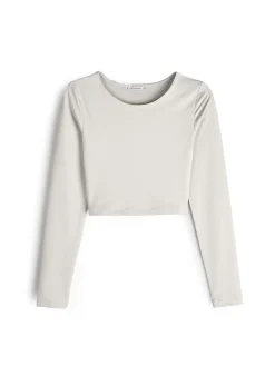 GATE Gładki, krótki top| Koszulki I Topy·Topy|Koszulki I Topy·Crop Top ☀️