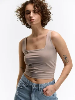 GATE Gładki top| Koszulki I Topy·Podkoszulki ☀️|Koszulki I Topy·Crop Top ☀️