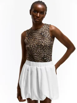 GATE Gładki top z nadrukiem| Koszulki I Topy·Podkoszulki ☀️