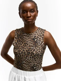 GATE Gładki top z nadrukiem| Koszulki I Topy·Podkoszulki ☀️