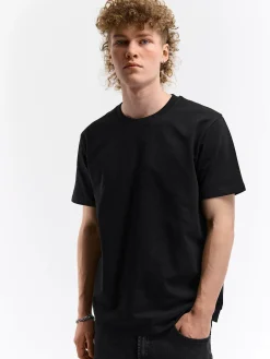 GATE Gruba bawełniana koszulka| Koszulki·Koszulki ☀️|Koszulki·Basic Koszulki I Podkoszulki