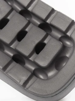 GATE Gumowe klapki na platformie| Buty