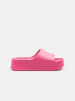 GATE Gumowe klapki na wysokiej platformie| Buty